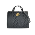 Gucci GG Marmont Leather V-stitch Quilted Double G Logo Shoulder Bag Crossbody Bag 250209781055682
