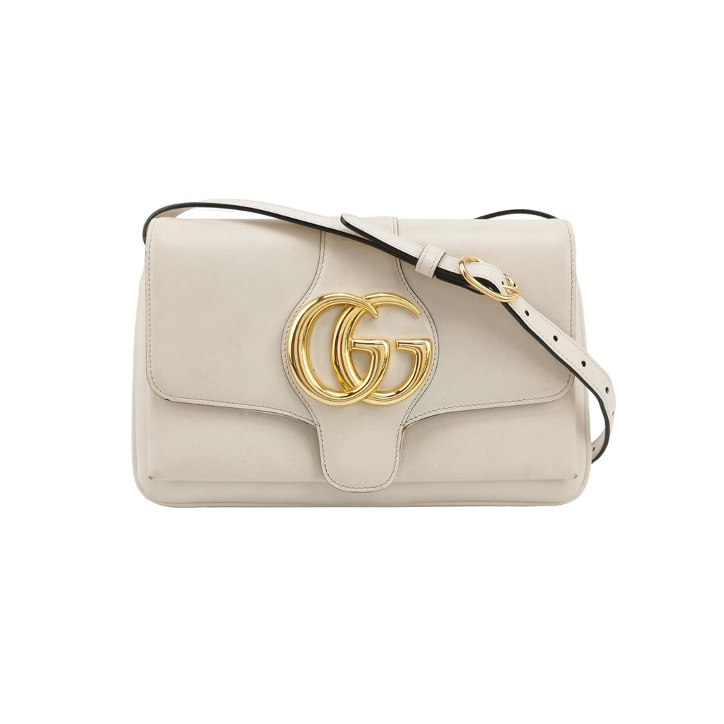 Gucci Arli Small Leather Solid GG Logo Crossbody Bag 250210781057410