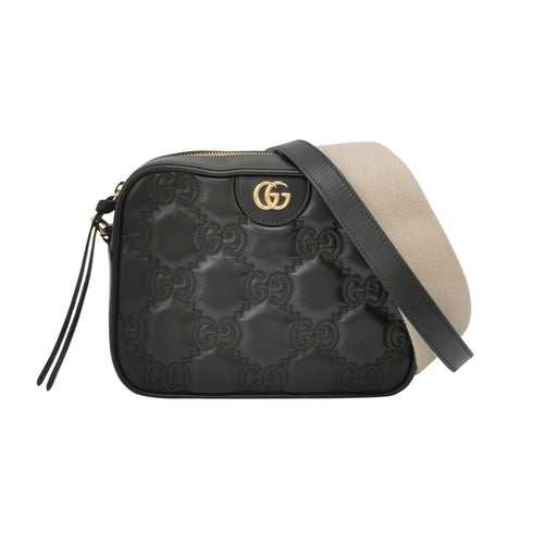 Gucci GG Matelassé Leather Double G Embossed Logo Crossbody Bag 250211781058756