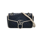 Gucci GG Marmont Small Leather Crossbody Bag with Double G Logo 250207781052680