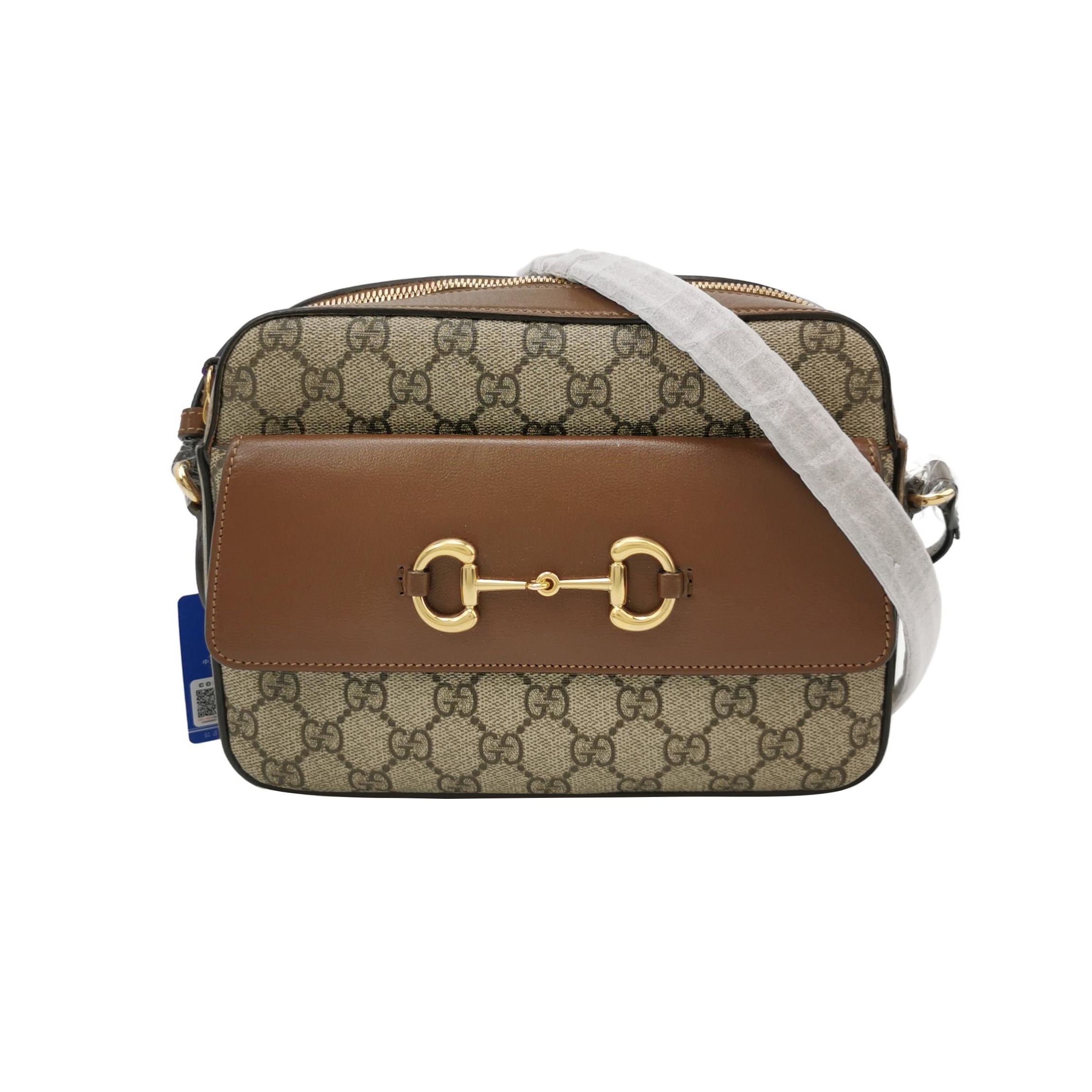 Gucci 1955 Small GG Canvas and Leather Camera Bag 250206781052118