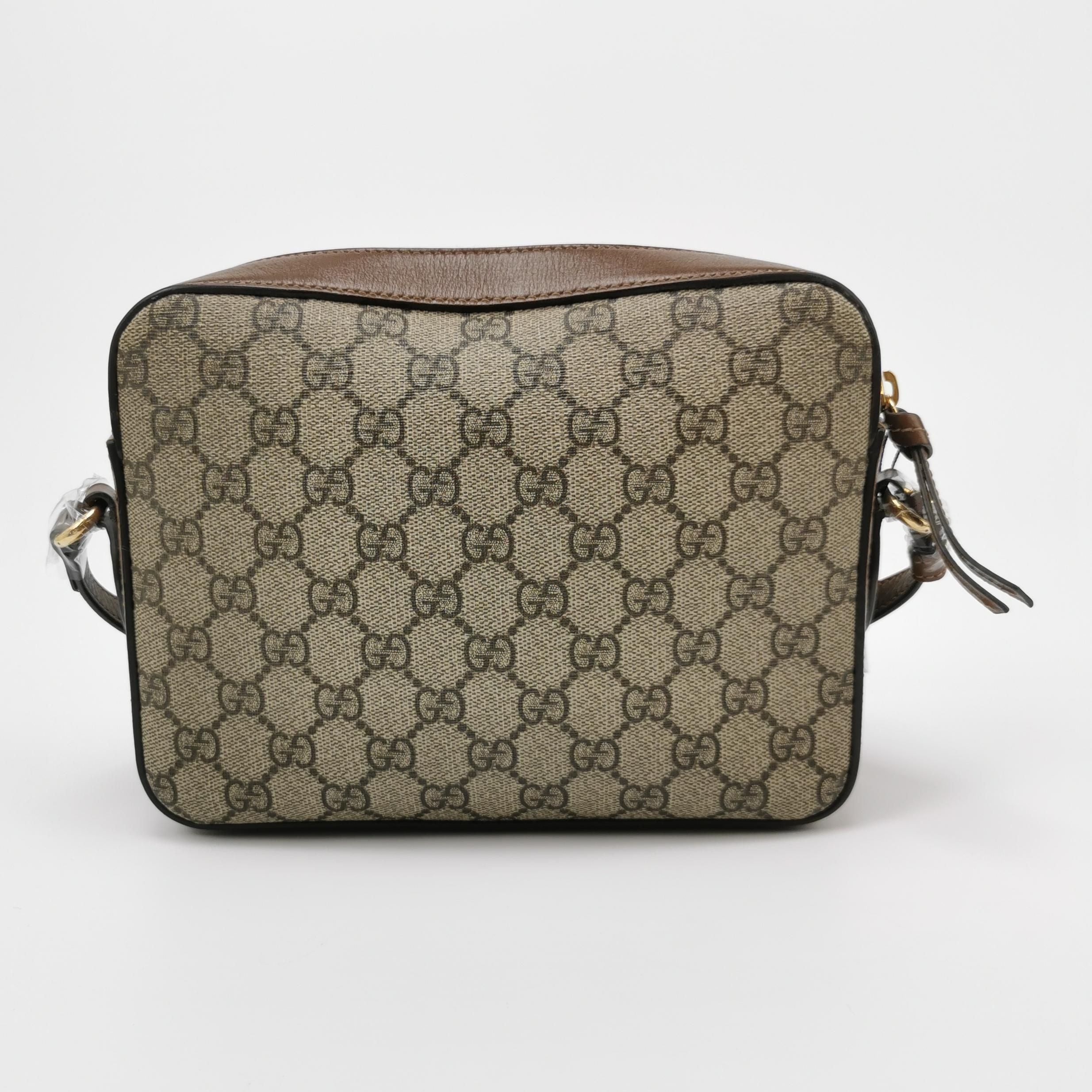 Gucci 1955 Small GG Canvas and Leather Camera Bag 250206781052118