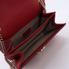 Gucci Interlocking G Leather Solid Shoulder Bag Crossbody Bag 250118781031400