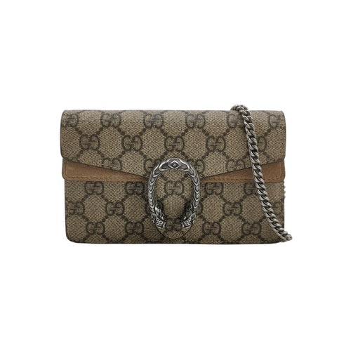 Gucci Dionysus Mini GG Supreme Double Tiger Head Buckle Crossbody Bag 017851400003