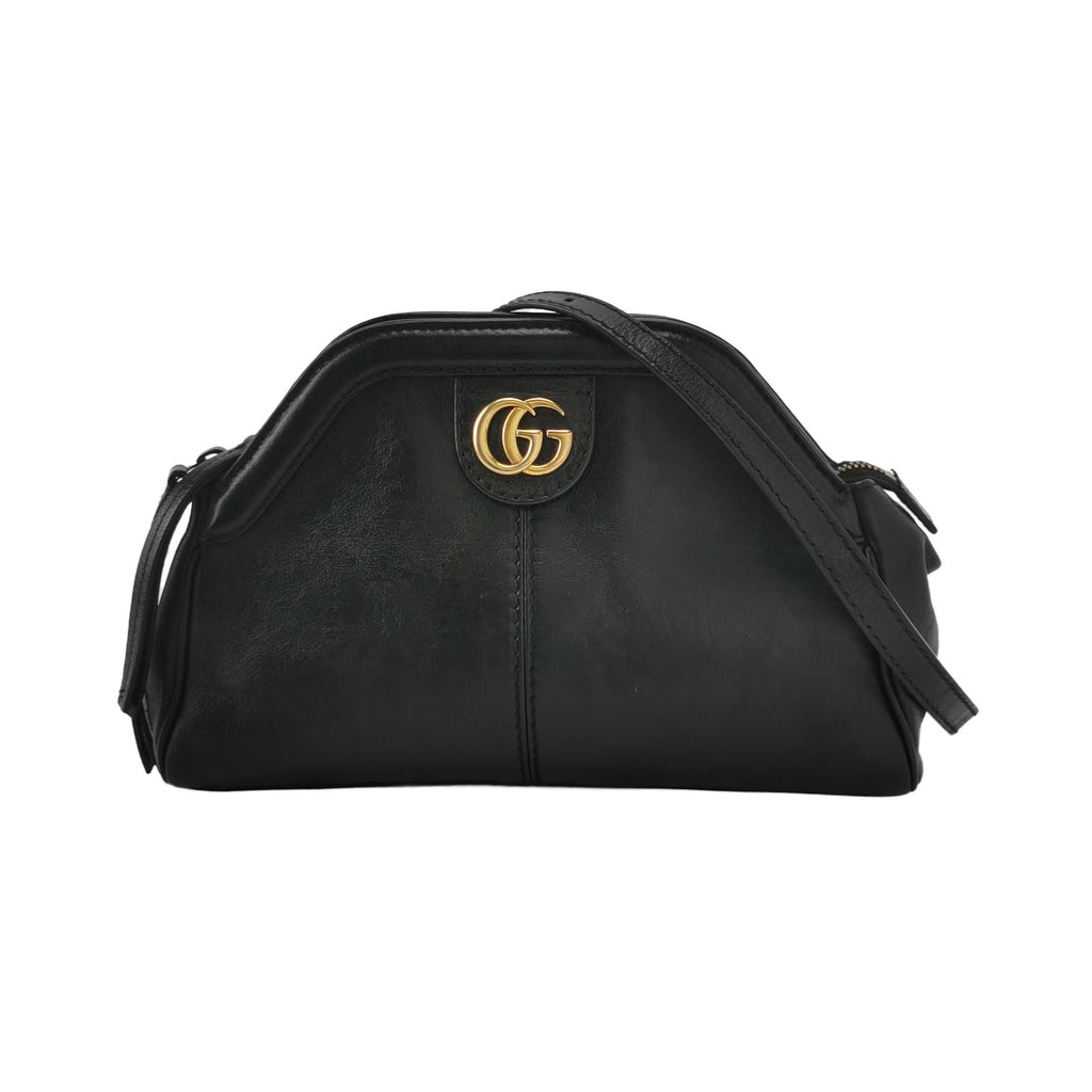 Gucci Re(Belle) Leather Solid GG Logo Tiger Head Crossbody Bag 250110781018795