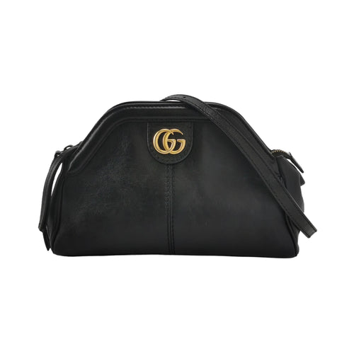 Gucci Re(Belle) Leather Solid GG Logo Tiger Head Crossbody Bag 250110781018795