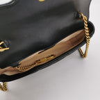 Gucci GG Marmont Mini Leather V-stitch GG Logo Flap Crossbody Bag 250112781022197