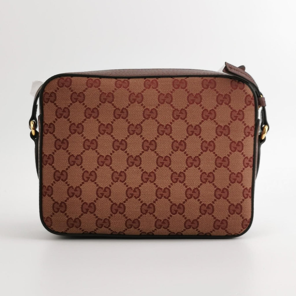 Gucci 1955 Small GG Canvas and Leather Camera Bag 24020578602022