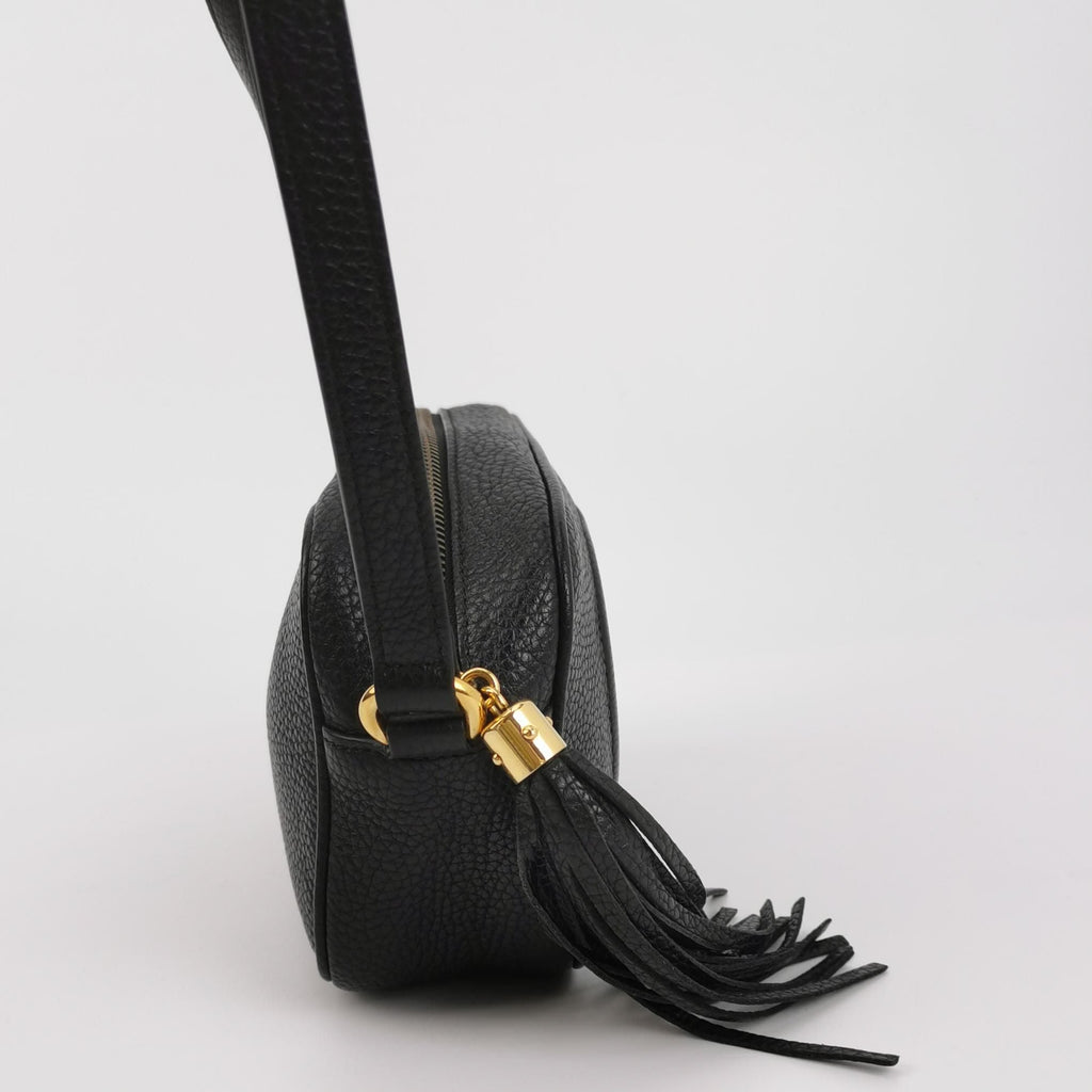 Gucci Soho Leather Solid Pattern Camera Crossbody Shoulder Bag 250528781211950