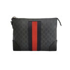 Gucci Leather GG Canvas Clutch 250528781212220