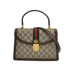 Gucci Ophidia Small Leather GG Canvas Crossbody Bag 250529781214077