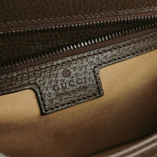 Gucci Ophidia Small Leather GG Canvas Crossbody Bag 250529781214077