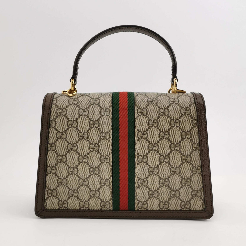 Gucci Ophidia Small Leather GG Canvas Crossbody Bag 250529781214077