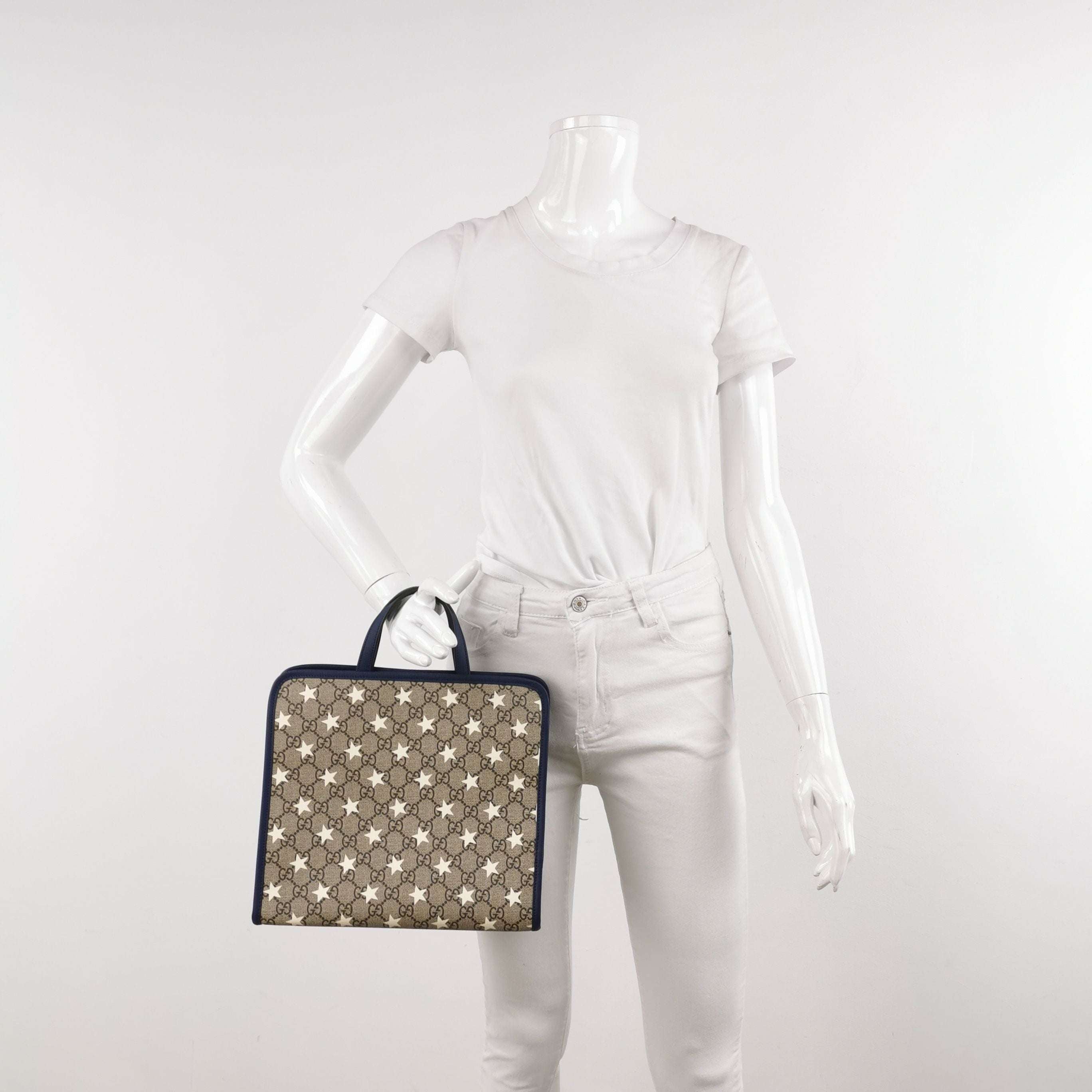 Gucci Leather Star Double G Print Children's Handbag 250529781212623