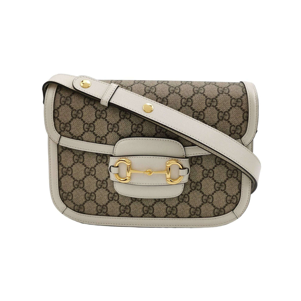 Gucci 1955 Small GG Canvas and Leather Shoulder Bag 250527781210413