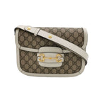 Gucci 1955 Small GG Canvas and Leather Shoulder Bag 250527781210413