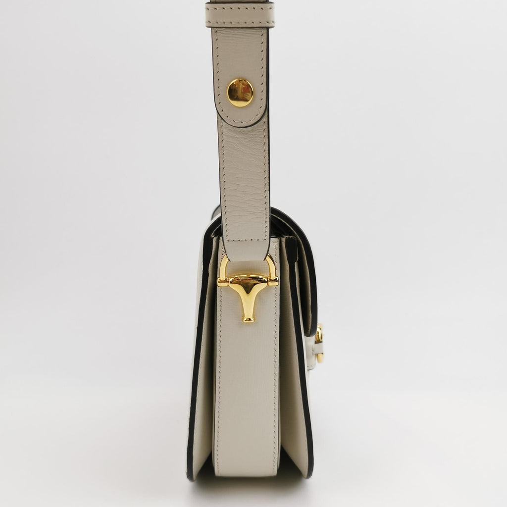 Gucci 1955 Small GG Canvas and Leather Shoulder Bag 250527781210413