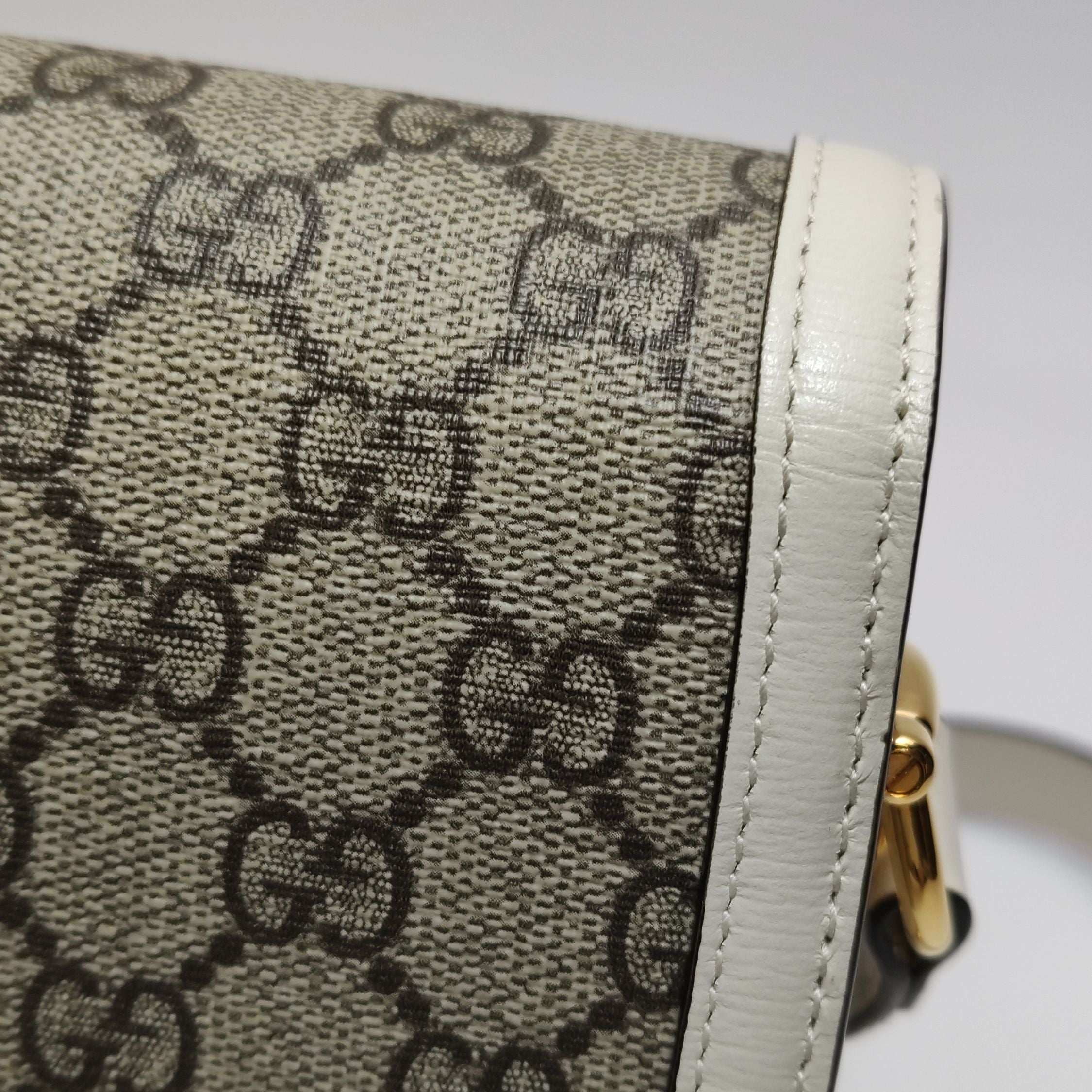 Gucci 1955 Small GG Canvas and Leather Shoulder Bag 250527781210413