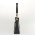 CELINE Macadam Canvas Shoulder Bag PVC Black  68449