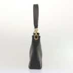 CELINE Macadam Canvas Shoulder Bag PVC Black  68449