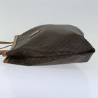 CELINE Macadam Canvas Tote Bag PVC Brown  68474