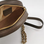 Gucci Ophidia Mini Leather Canvas GG Monogram Stripes Double G Crossbody Bag 250606781225129