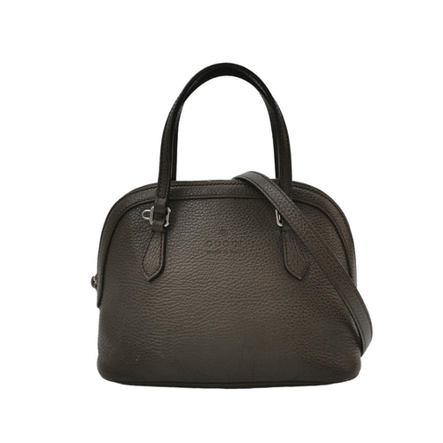 Gucci Calfskin Solid Pattern Logo Crossbody Bag 250527781209841