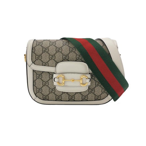 Gucci 1955 Mini GG Supreme Horsebit Shoulder Bag 250526781208839