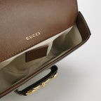 Gucci 1955 Mini GG Supreme Horsebit Shoulder Bag 250423781161345