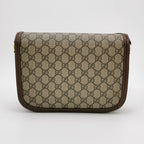 Gucci 1955 Small GG Canvas Horsebit Flap Crossbody Bag 250409781141006
