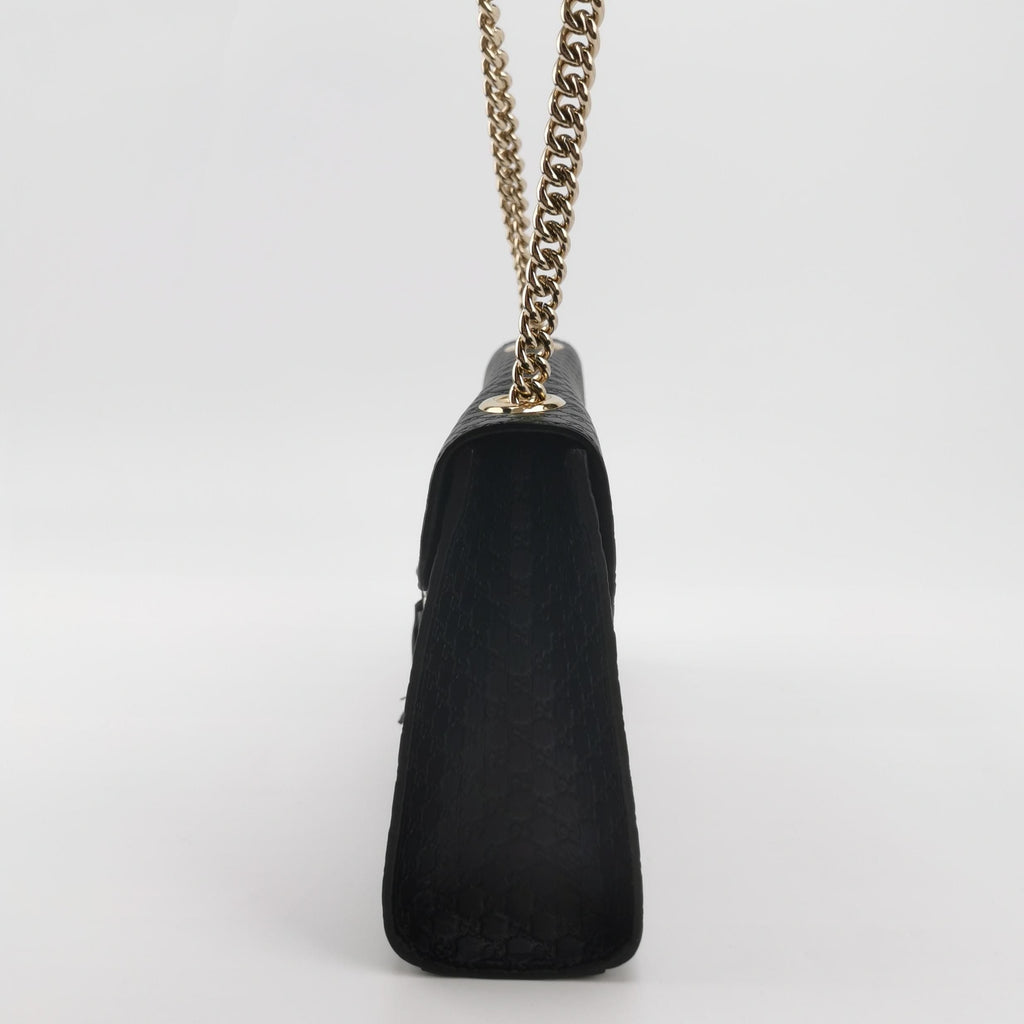 Gucci Emily Medium Leather Shoulder Bag with Tassel and Horsebit Detail 250607781226571