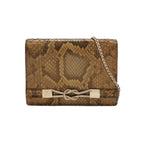Gucci Snake Skin Metal Buckle Letter Logo Crossbody Shoulder Bag 250504781178380