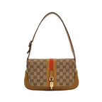 Gucci Jackie Leather Canvas GG Monogram Shoulder Bag 250607781226606