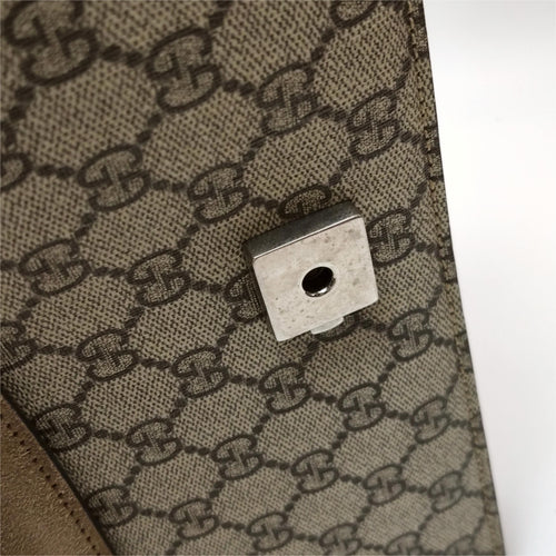 Gucci Dionysus Medium GG Supreme Suede Double Tiger Head Buckle Shoulder Bag 250606781225390
