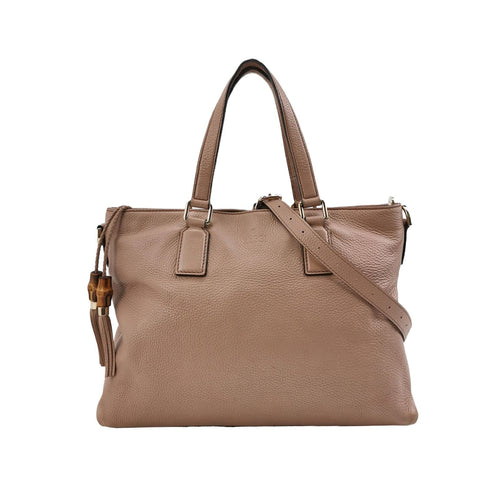 Gucci Bamboo Leather Tassel Shoulder Bag 250607781226886