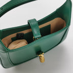 Gucci Jackie 1961 Mini Leather Solid Lock Crossbody Shoulder Bag 250606781225580