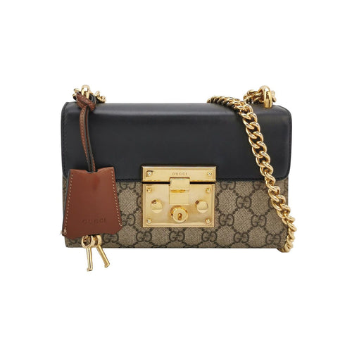 Gucci Padlock Small Leather Monogram Shoulder Bag 250605781223834