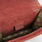 Gucci Dionysus Mini Bag in Suede with Floral Print and Double Tiger Head Clasp 250603781221398