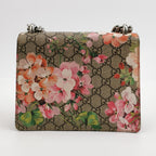 Gucci Dionysus Mini Bag in Suede with Floral Print and Double Tiger Head Clasp 250603781221398
