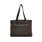 Gucci Leather and Nylon GG Canvas Zip Pocket Shoulder Bag 250603781220187