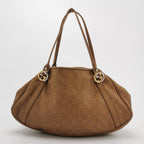 Gucci Abbey Leather GG Monogram D-Ring Shoulder Bag 250604781221576