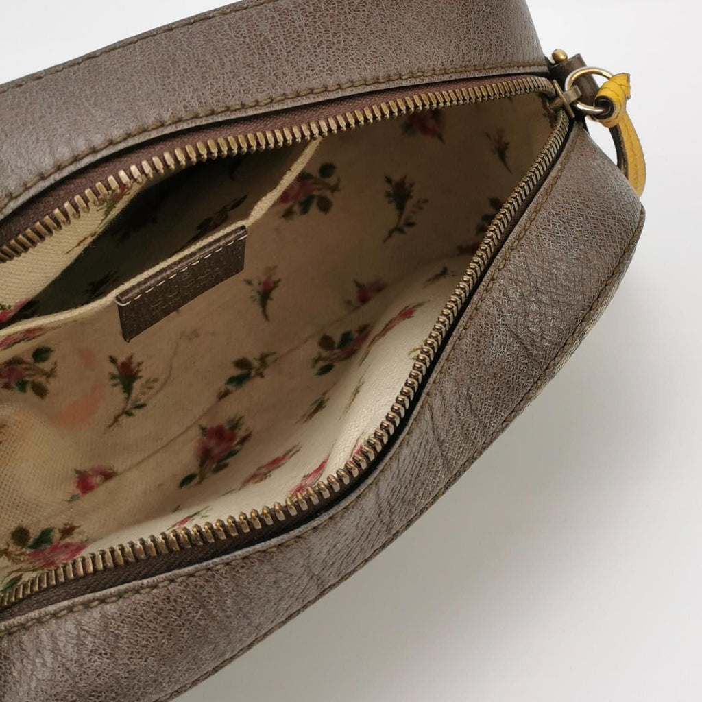 Gucci Neo Vintage GG Monogram Tiger Head Logo Crossbody Shoulder Bag 067850500952