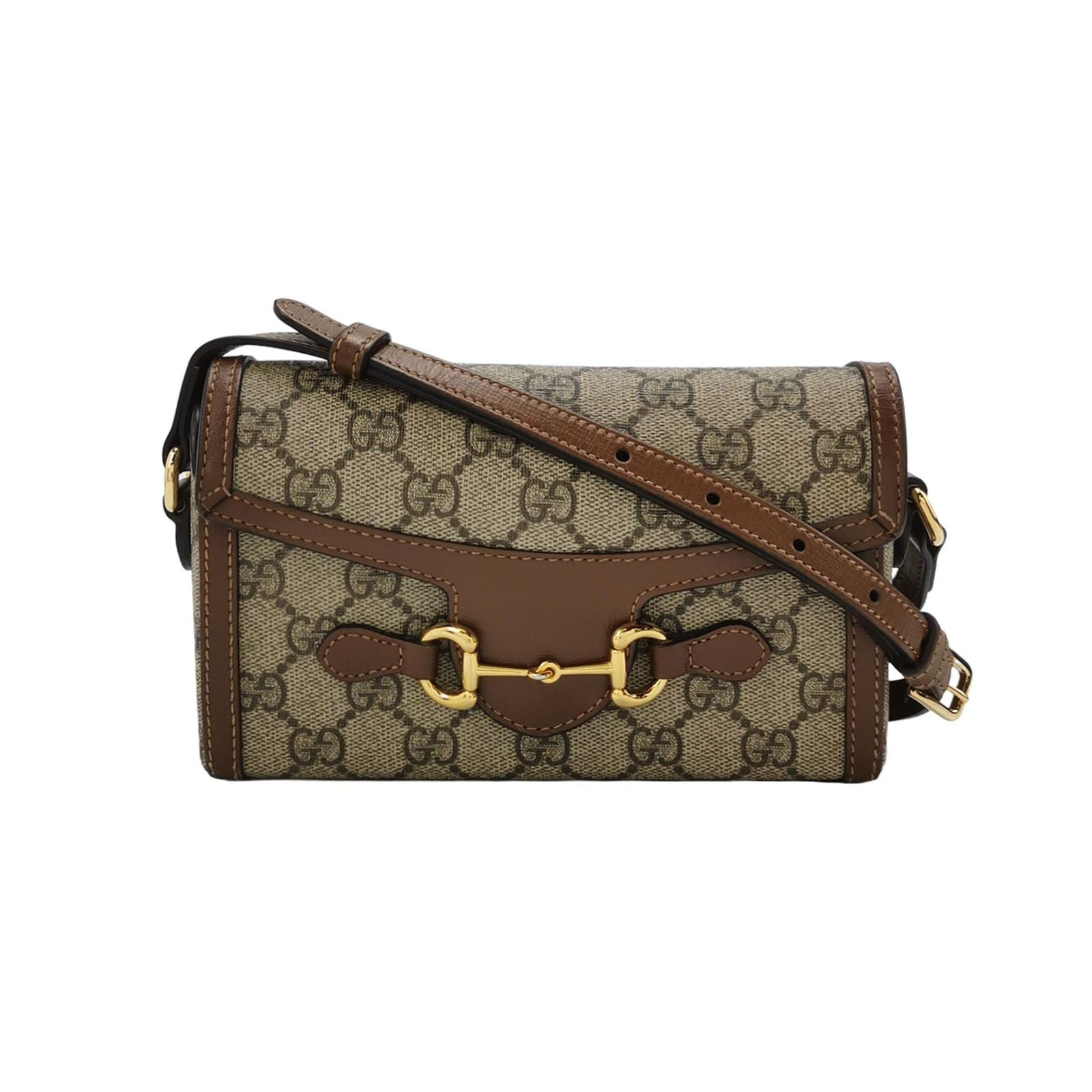 Gucci 1955 Mini GG Canvas and Leather Shoulder Bag 250604781222038
