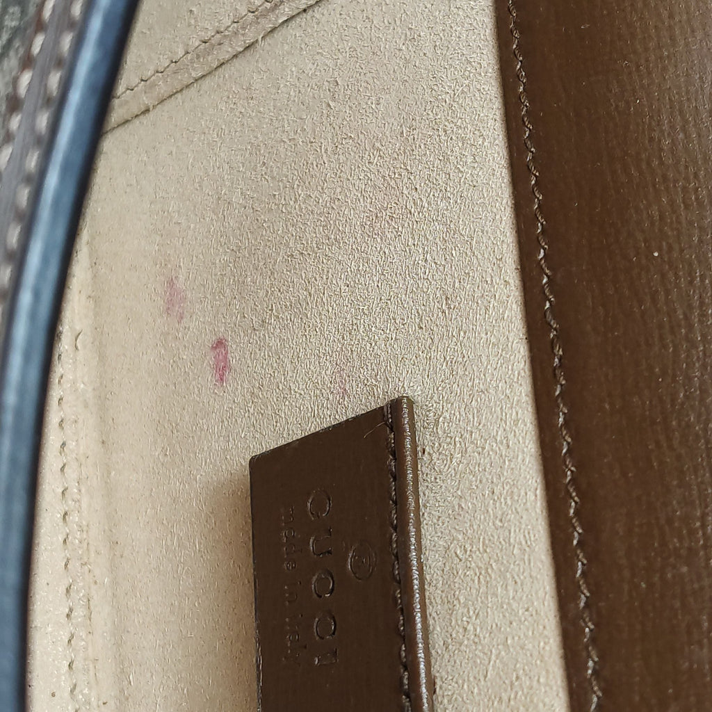 Gucci 1955 Mini GG Canvas and Leather Shoulder Bag 250604781222038