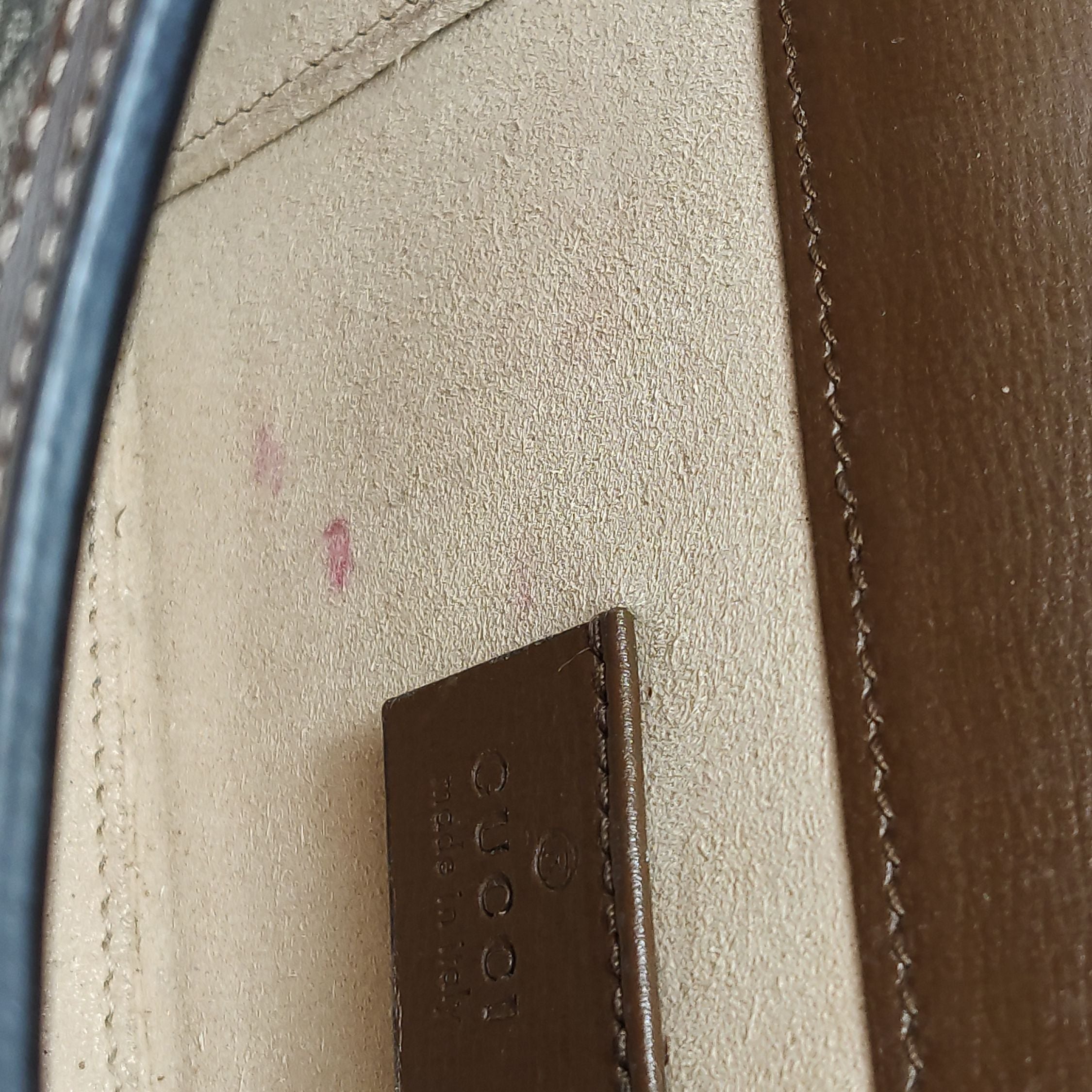 Gucci 1955 Mini GG Canvas and Leather Shoulder Bag 250604781222038