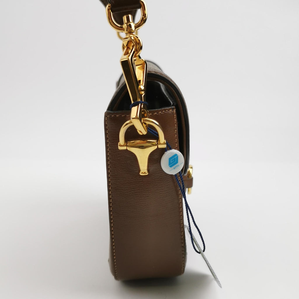 Gucci 1955 Mini GG Canvas Horsebit Flap Shoulder Bag 250604781222439