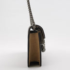 Gucci Dionysus Mini GG Supreme Suede Shoulder Bag with Double Tiger Head Clasp 250604781222034
