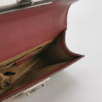 Gucci Padlock Small Leather Geranium Print Lock Shoulder Bag 250604781221864