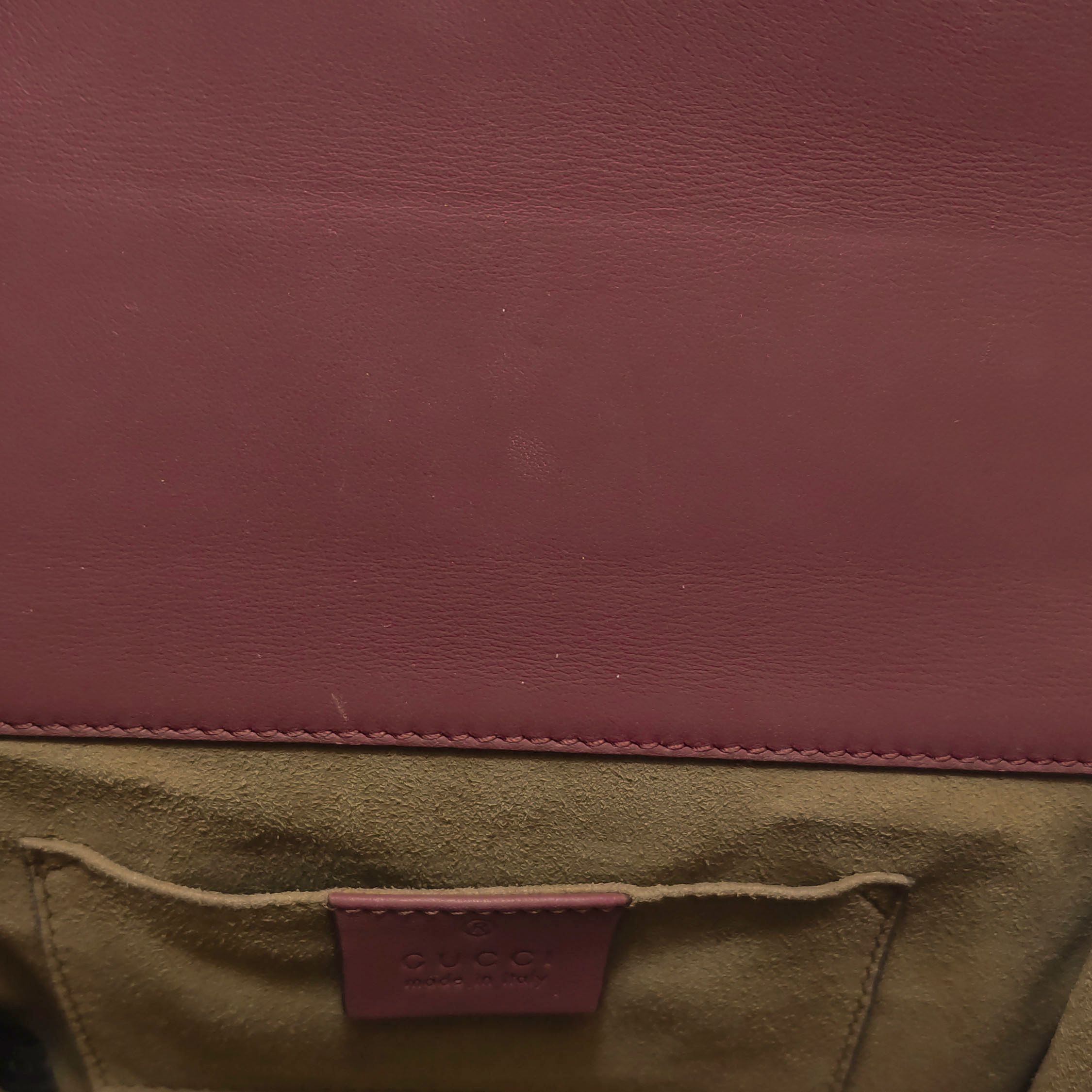 Gucci Padlock Small Leather Geranium Print Lock Shoulder Bag 250604781221864