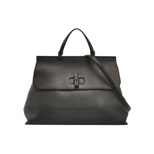 Gucci Daily Leather Bamboo Twist Lock Shoulder Bag 067850500442